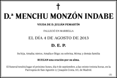 Menchu Monzón Indabe